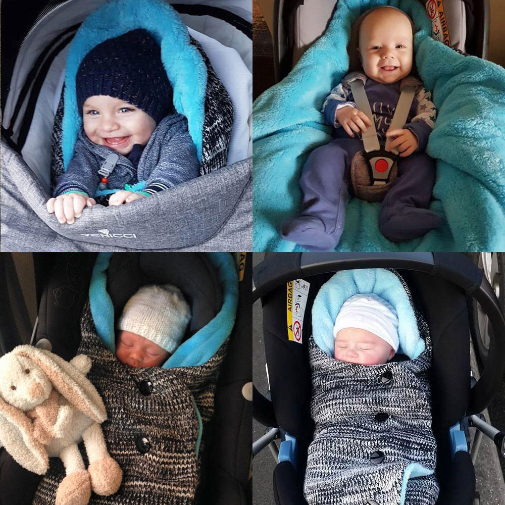 06 months Ocean Blue Cocoon Baby Blanket Cocoon Babies