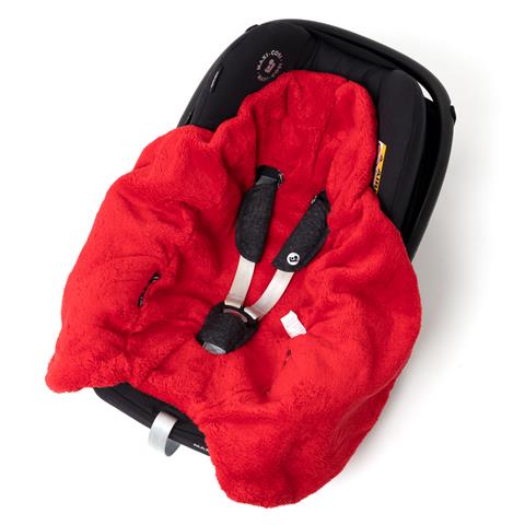 0-6 months       Ruby Red Cocoon Baby Blanket